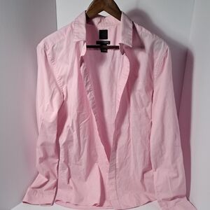 H&M Light Pink Slim Fit Shirt